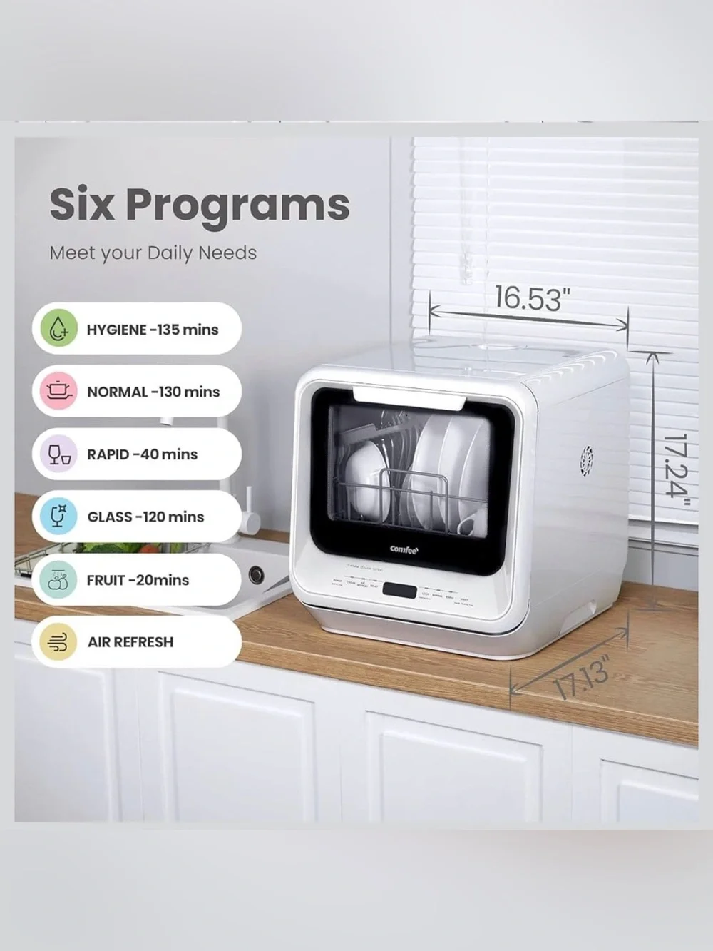 Comfee Countertop Dishwasher